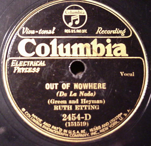 78-Out Of Nowhere-Columbia 2454